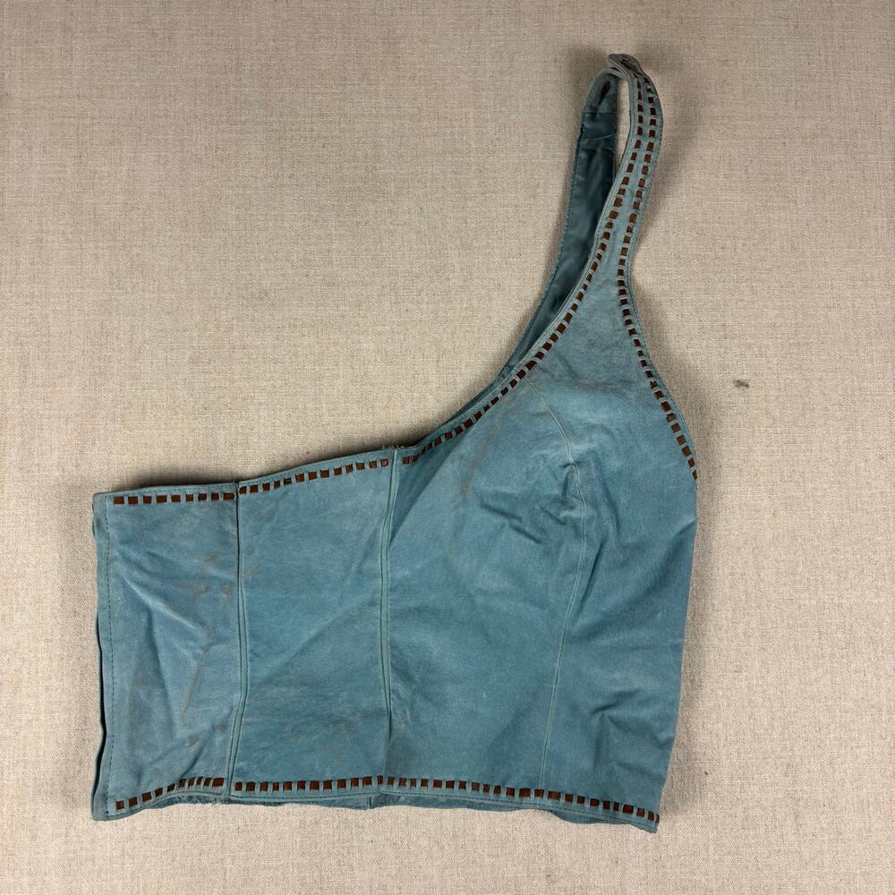 Vintage Wilsons Leather Venus Williams RARE Blue Suede Leather Full Set XL - Picture 8 of 16